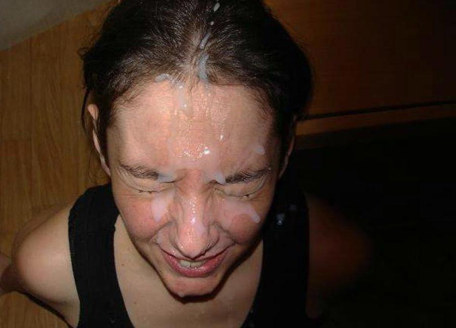 15P Real amateur girlfriends taking facials