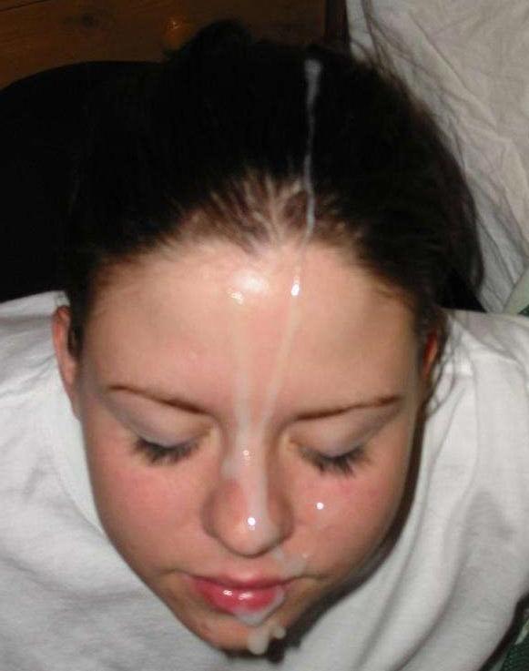 15P Real amateur girlfriends taking messy facials