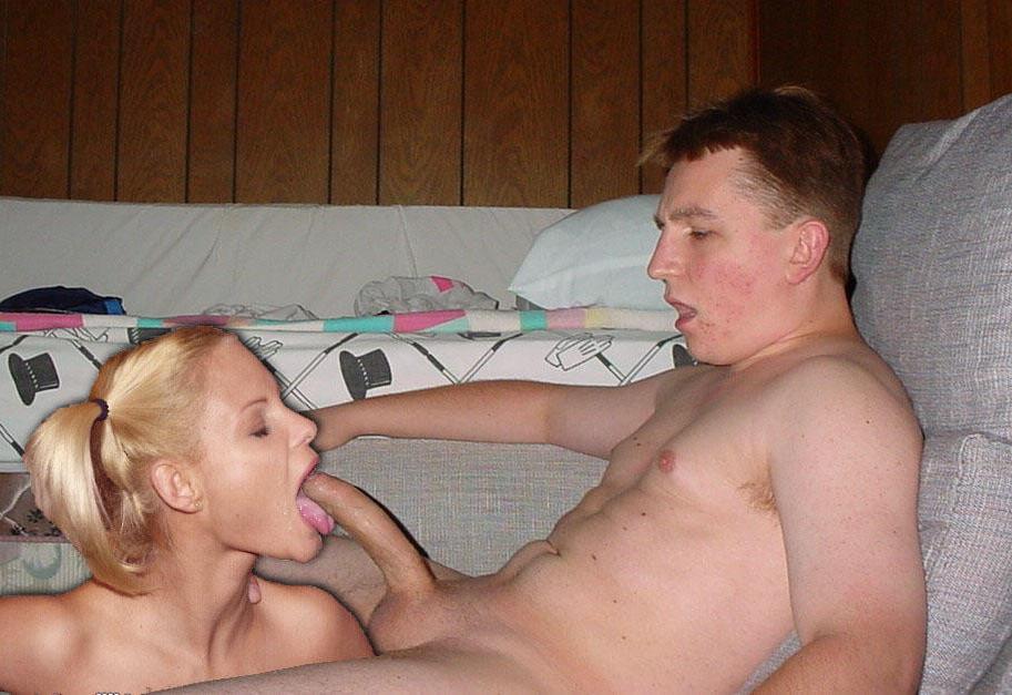 15P Real amateur girlfriends giving blowjobs