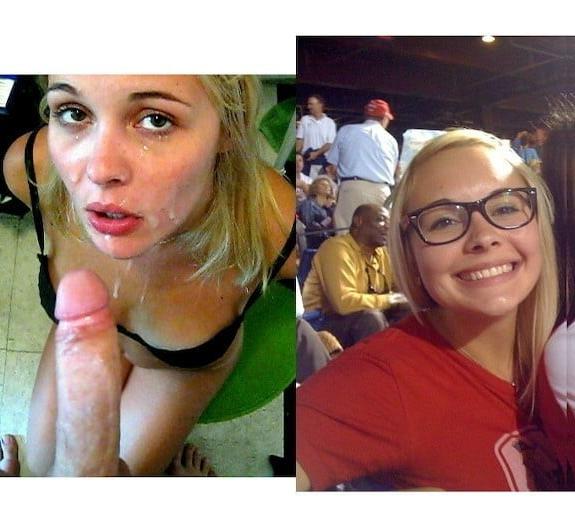 25P Blowjob babes displayed on off dressed undressed before afte