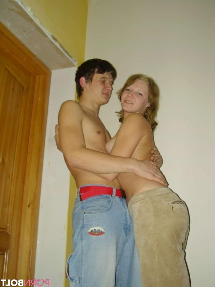 25P Hot Brunette Amateur Sucks &amp; Fucks Cock