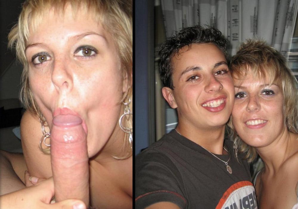 25P Before after husband and wife blowjobs