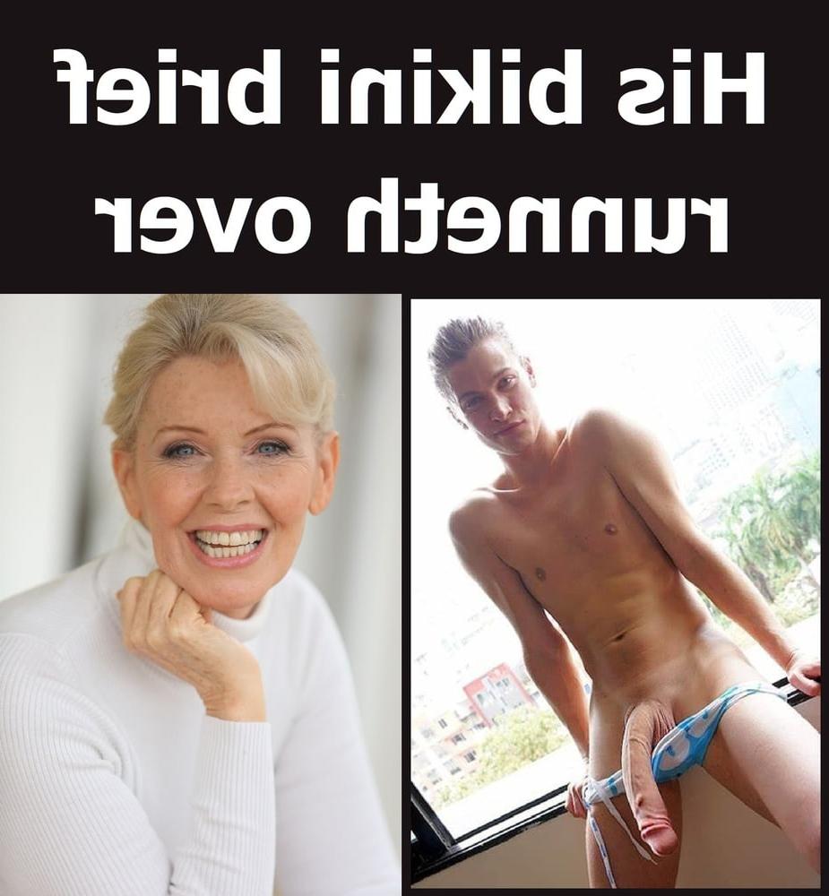 25P Older ladies liking young guys! (Captioned)