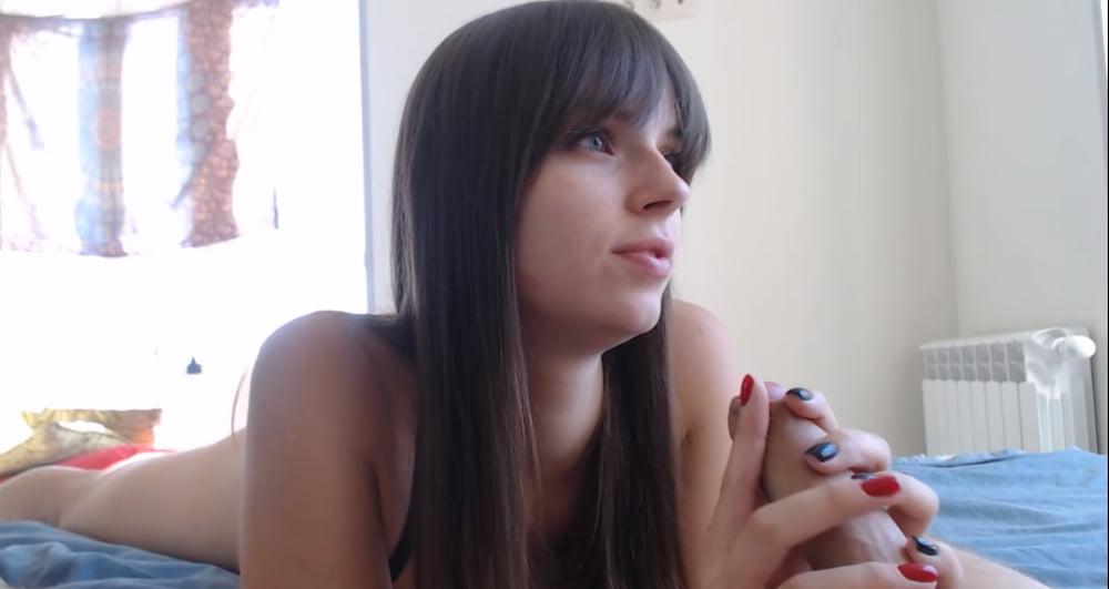 22P Blowjob - Beautiful Brunette Cocksucker