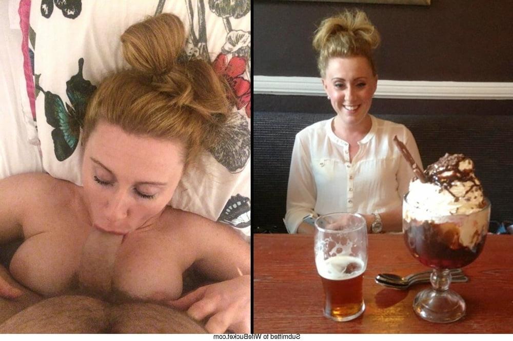 25P Before after cock sucking amateur sluts