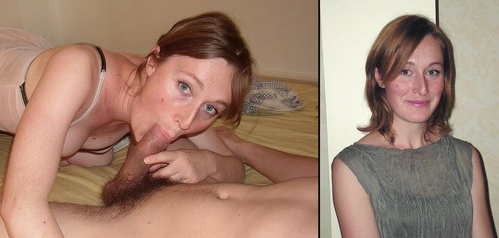 25P Before after cock sucking amateur sluts