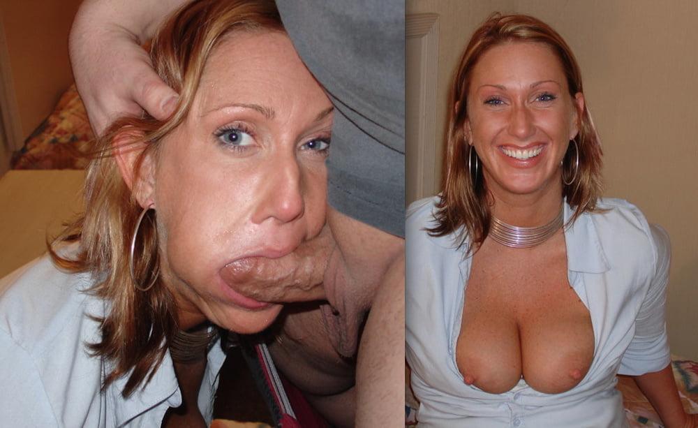 25P Before after cock sucking amateur sluts