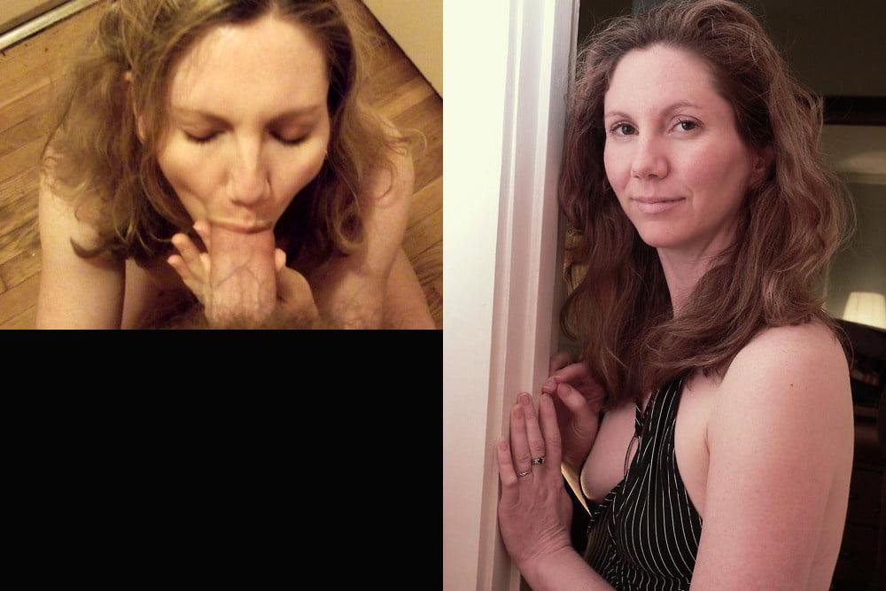 25P Before after cock sucking amateur sluts