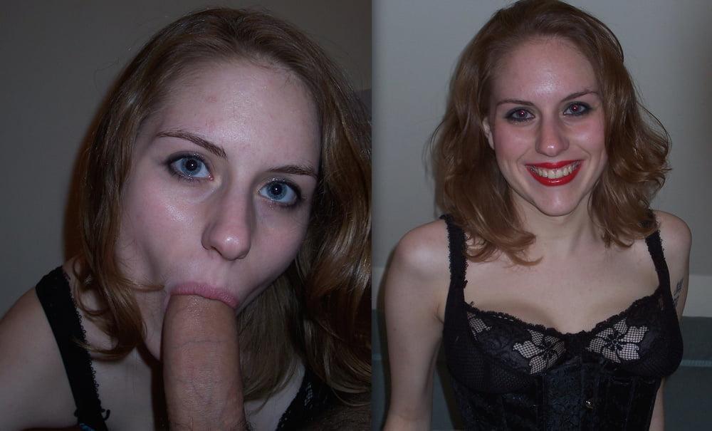 25P Before and After Amateur cocksucking sluts