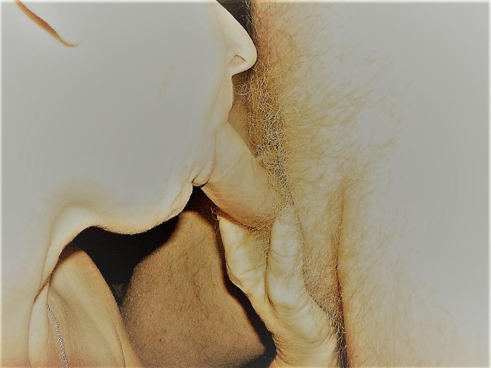 6P Skinny Mature sucks cock and masturbates