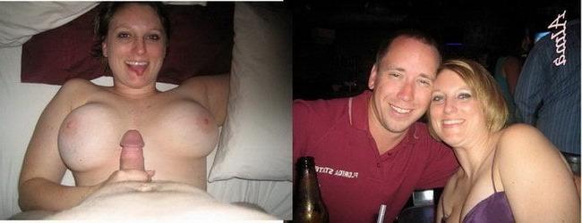 25P Before after blowjob couples