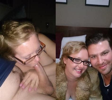 25P Before after blowjob couples