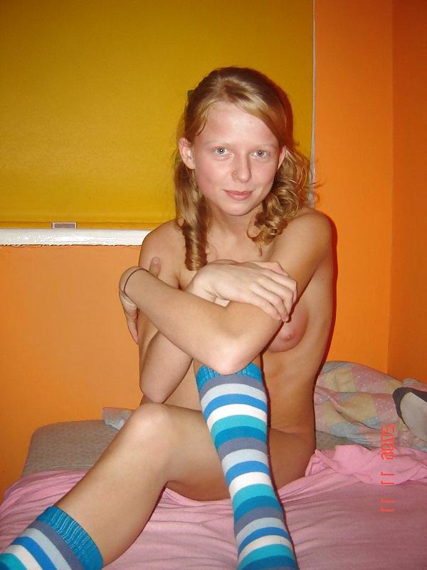 11P The Beauty of Amateur Teens in Socks