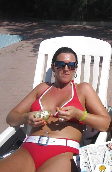 25P Slutty Dutch amateur mom strips public