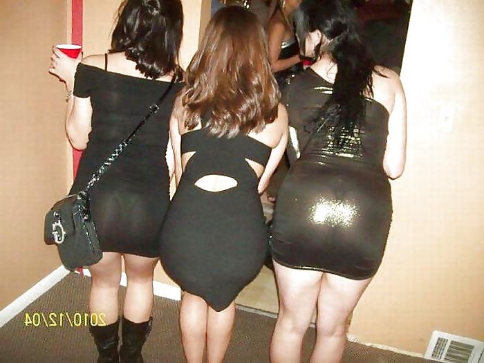 15P Amateur ass in see through thong.