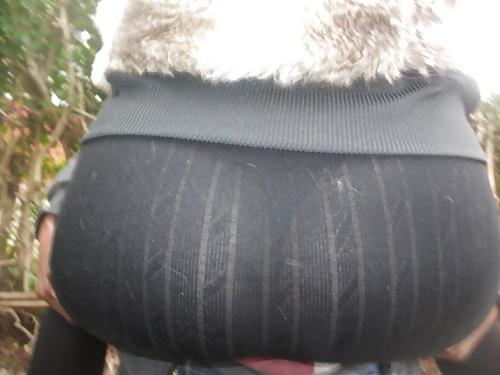 15P Amateur ass in see through thong.