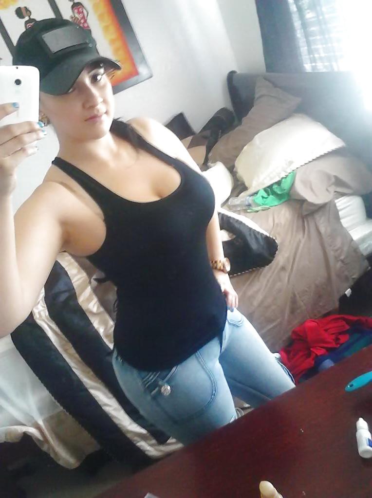 25P Sexy, Curvy Brunette Amateur Posing - Big Tits