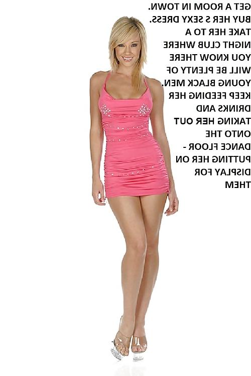 25P Sissy & interracial Cuckold Captions 02