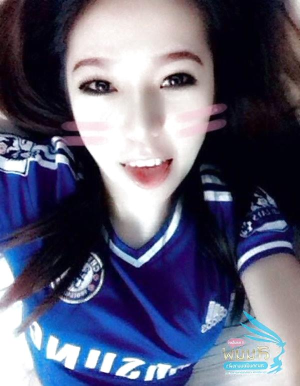 25P Amateur Self Shot In Football Shirts Thai