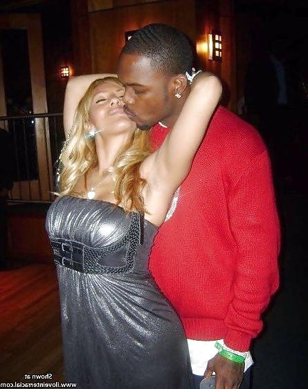 25P Interracial kiss