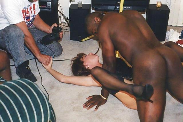 25P Cuckold - Husband.  Wife & Black Bulls