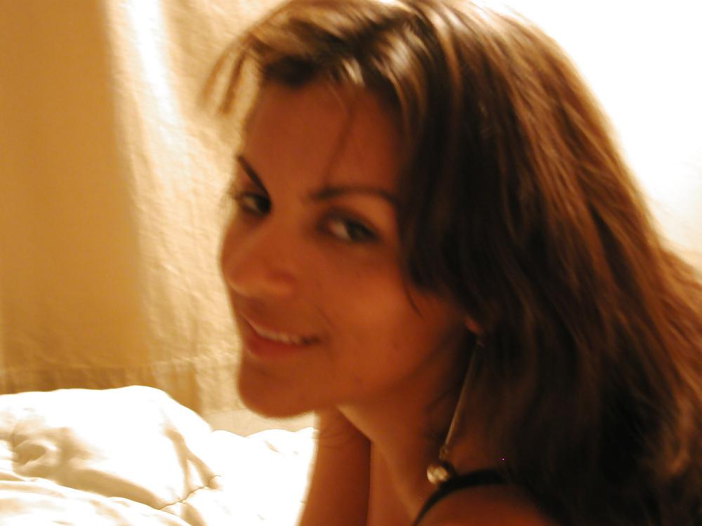 25P Amateur Model in Black Lingerie