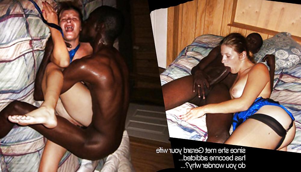 24P Thick black cock in white women