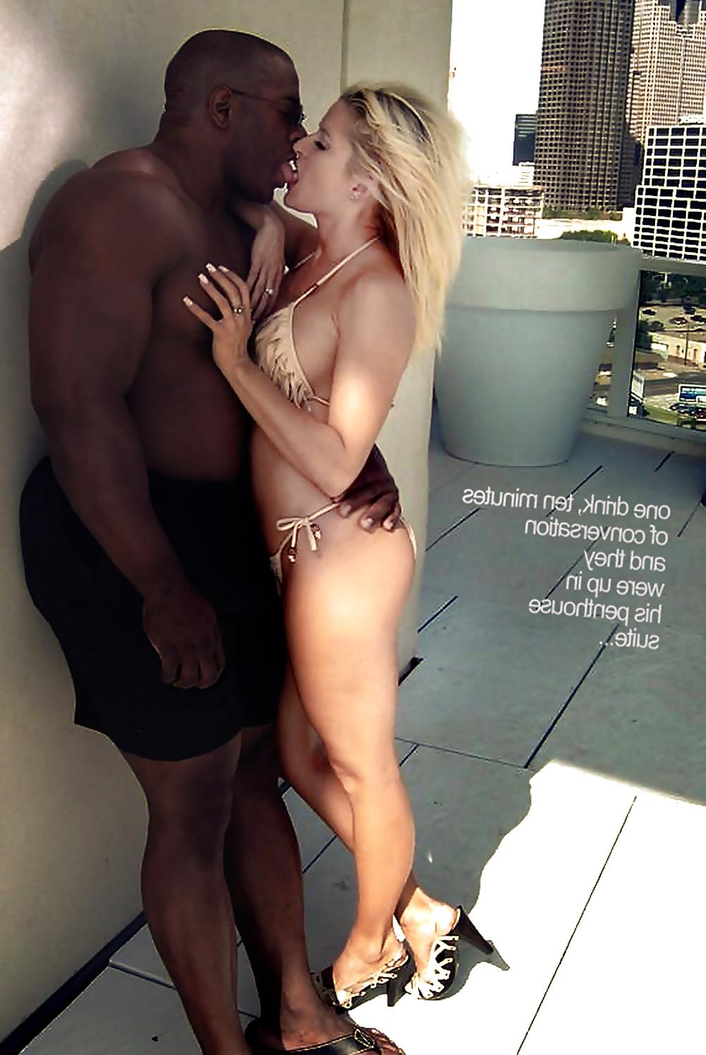 24P Thick black cock in white women