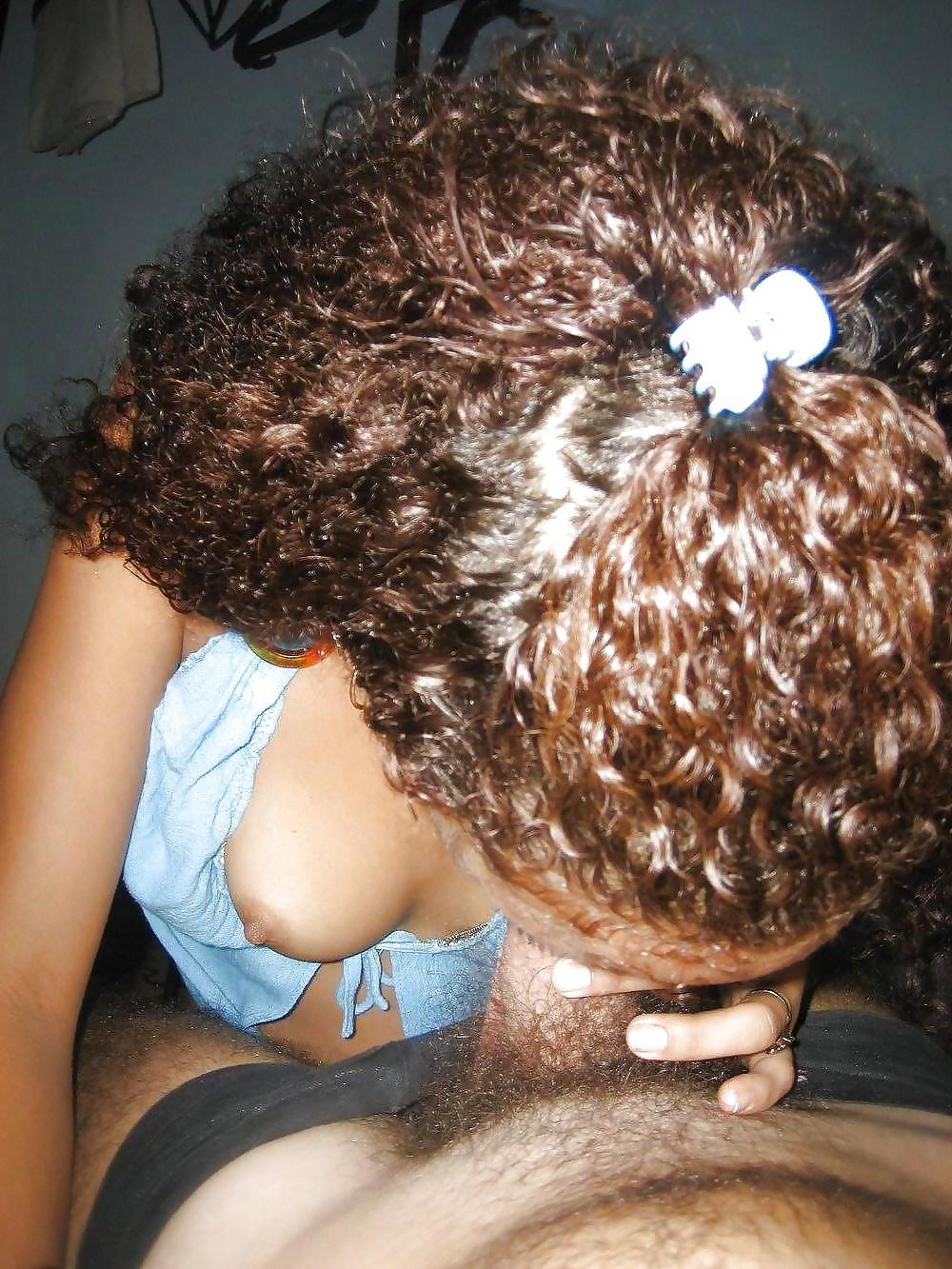 25P The Beauty of Amateur Ebony Blowjob