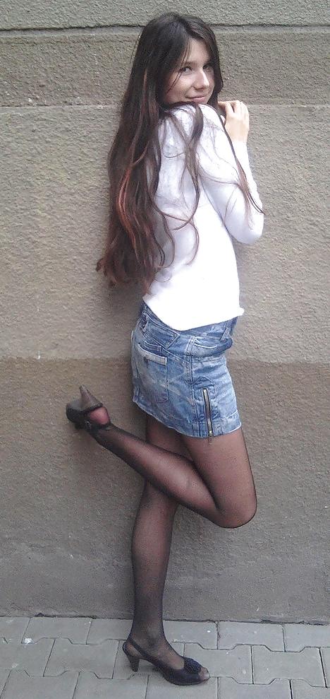 23P Cute Sexy Amateur Teens in Pantyhose NN