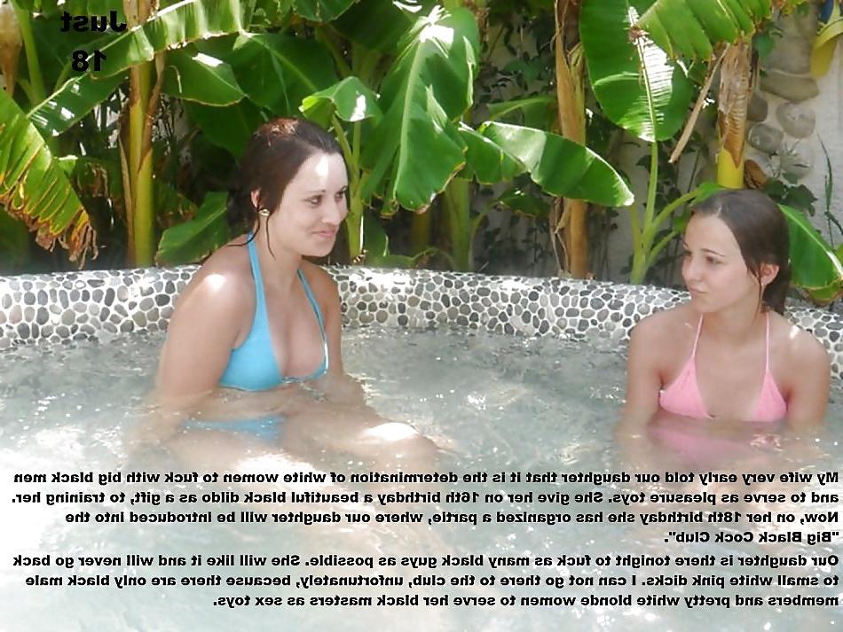 25P Captions:  Wishes of  young white girls