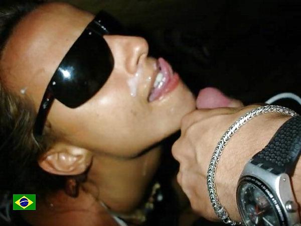 17P Young amateur slut bukkake doing in Brazil