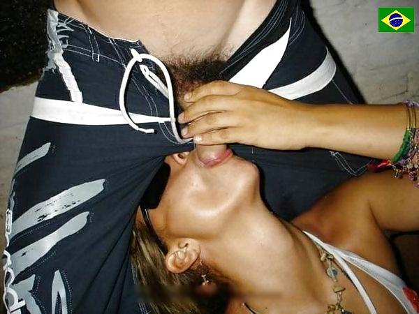 17P Young amateur slut bukkake doing in Brazil