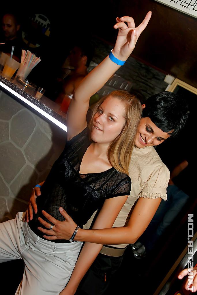 16P Drunk amateur chicks having fun with big cock malestrippers at the party
