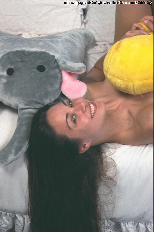 16P Brunette teen Adrianna has her amateur ass shown in close up