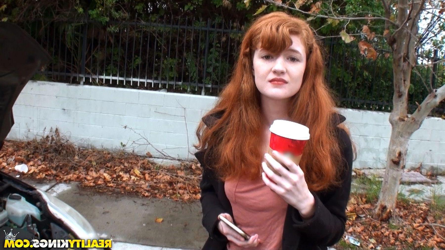 20P Redhead amateur Abbey Rain fucks a stranger in a hotel room