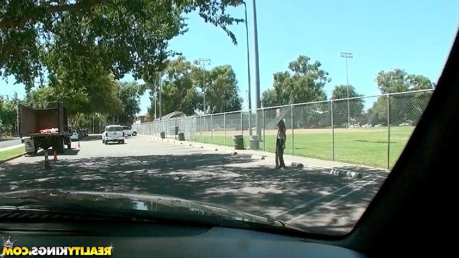 20P Amateur teen Alison Faye gets picked up in public and fucked hard