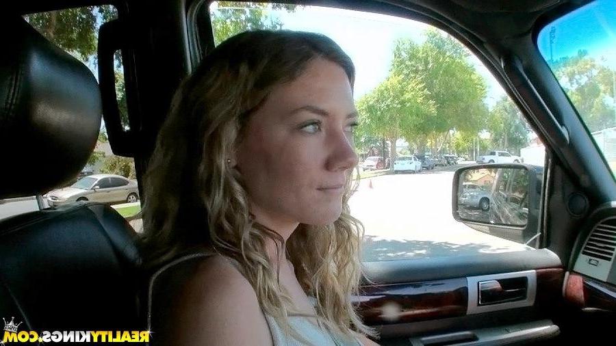 20P Amateur teen Alison Faye gets picked up in public and fucked hard