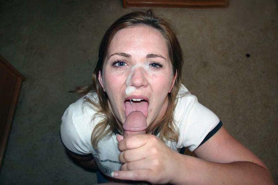 14P Picture selection of amateur sexy naughty bitches enjoying sticky cum facial
