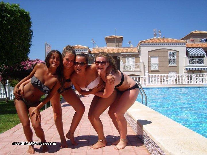 14P Selection of amateur naughty GFs posing in their bikinis