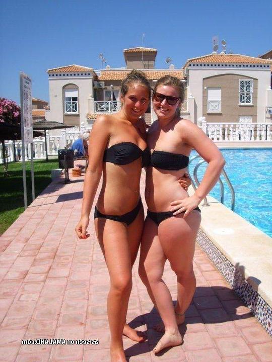 14P Selection of amateur naughty GFs posing in their bikinis