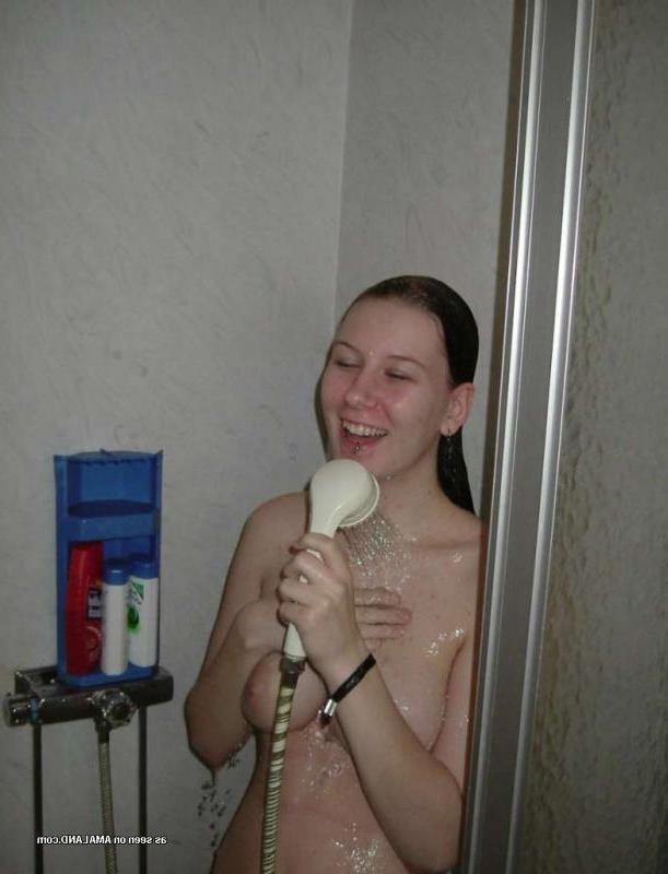 15P Amateur horny babe enjoying hot sex after taking a shower