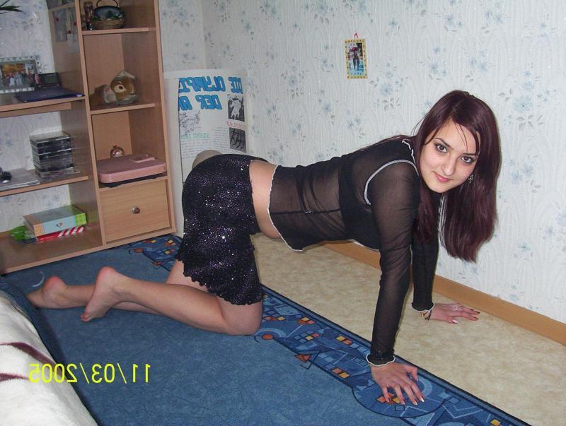 14P Naughty amateur babe goes topless on camera