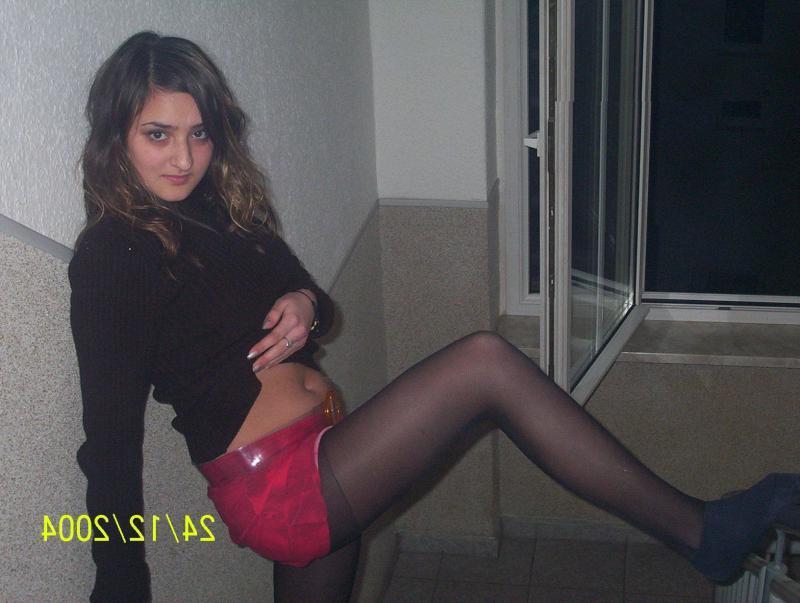 14P Naughty amateur babe goes topless on camera