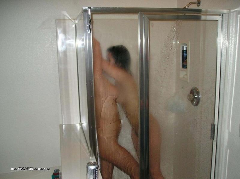 14P Pictures of two amateur teen lesbians fondling each other in the shower