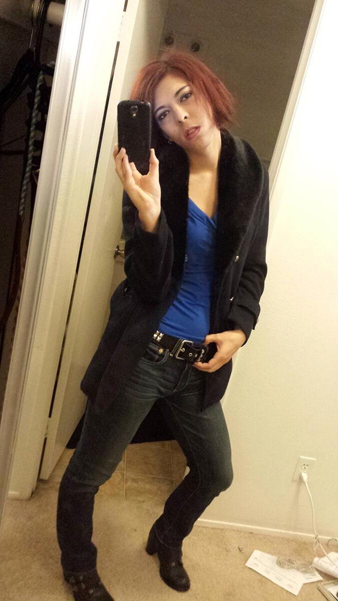 10P Homemade selfie porn with redhead trannie Kendra Desires