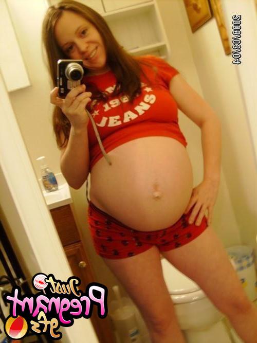 15P Teasing big belly amateur teens pregnant