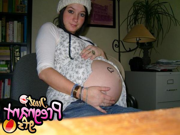 15P Teasing big belly amateur teens pregnant