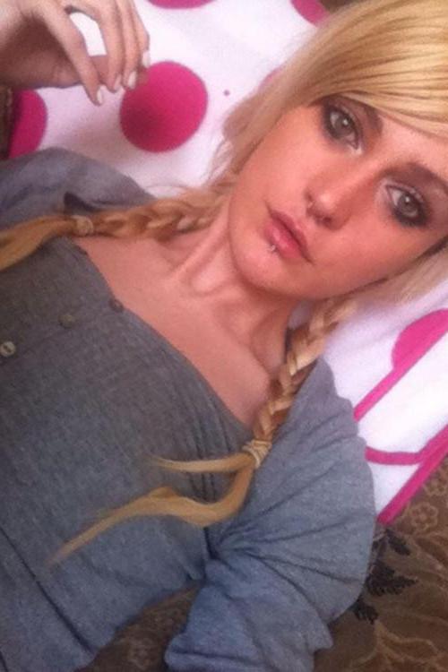11P Transsexual 20 year old blonde teen Ellery Sweets in homemade mirror selfshots