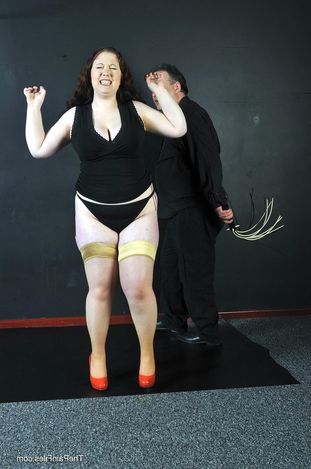 16P Bbw submissives spanking and corporal punishment of amateur fatty in hardcore do